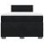 Pat box spring cu saltea, negru, 120x200 cm, catifea GartenMobel Dekor