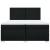 Pat box spring cu saltea, negru, 200x200 cm, textil GartenMobel Dekor