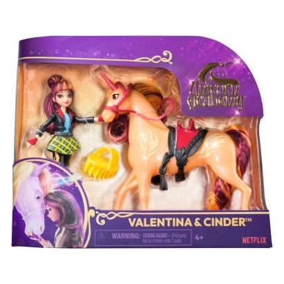 UNICORN ACADEMY SET UNICORN CINDER SI PAPUSA VALENTINA SuperHeroes ToysZone