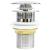 Set mobilier de baie, 2 piese, ceramică și lemn prelucrat GartenMobel Dekor