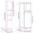 Set mobilier de baie, 3 piese, stejar sonoma, lemn prelucrat GartenMobel Dekor