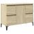 Set mobilier de baie, 3 piese, stejar sonoma, lemn prelucrat GartenMobel Dekor