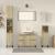 Set mobilier de baie, 3 piese, stejar sonoma, lemn prelucrat GartenMobel Dekor