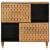 Dulap lateral, 80x33x75 cm, lemn masiv de mango GartenMobel Dekor