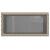 Masă laterală grădină, blat sticlă, gri 58x27,5x55 cm poliratan GartenMobel Dekor