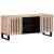 Dulap TV, alb, 105x34x46 cm, lemn masiv mango GartenMobel Dekor