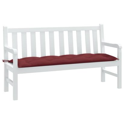 Pernă bancă de grădină, melanj roșu vin, 150x50x7 cm, textil GartenMobel Dekor