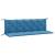 Pernă bancă de grădină 2 buc melanj albastru 180x50x7 cm textil GartenMobel Dekor