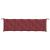Pernă bancă de grădină 2 buc melanj roșu vin 180x50x7 cm textil GartenMobel Dekor