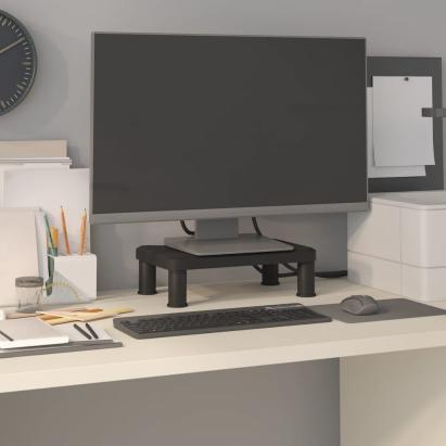 Suport pentru monitor, negru, 38x24x10,5 cm GartenMobel Dekor