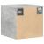 Dulap de perete, gri beton, 40x42,5x40 cm, lemn prelucrat GartenMobel Dekor