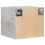 Dulap de perete, gri beton, 45x42,5x40 cm, lemn prelucrat GartenMobel Dekor