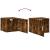 Dulap de perete, stejar fumuriu, 45x42,5x40 cm, lemn prelucrat GartenMobel Dekor