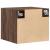 Dulap de perete, stejar maro, 45x42,5x40 cm, lemn prelucrat GartenMobel Dekor