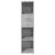 Dulap înalt, gri beton, 30x42,5x124 cm, lemn prelucrat GartenMobel Dekor