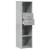 Dulap înalt, gri beton, 30x42,5x124 cm, lemn prelucrat GartenMobel Dekor