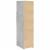 Dulap înalt, gri beton, 30x42,5x124 cm, lemn prelucrat GartenMobel Dekor