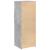 Dulap înalt, gri beton, 45x42,5x124 cm, lemn prelucrat GartenMobel Dekor