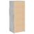 Dulap înalt, gri beton, 50x42,5x124 cm, lemn prelucrat GartenMobel Dekor