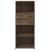 Dulap înalt, stejar maro, 50x42,5x124 cm, lemn prelucrat GartenMobel Dekor