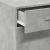Dulap, gri beton, 45x42,5x93 cm, lemn prelucrat GartenMobel Dekor