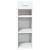 Dulap, alb, 30x42,5x93 cm, lemn prelucrat GartenMobel Dekor