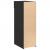 Dulap, negru, 30x42,5x93 cm, lemn prelucrat GartenMobel Dekor