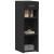 Dulap, negru, 30x42,5x93 cm, lemn prelucrat GartenMobel Dekor