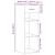 Dulap, gri sonoma, 30x42,5x93 cm, lemn prelucrat GartenMobel Dekor