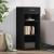 Dulap, negru, 40x42,5x93 cm, lemn prelucrat GartenMobel Dekor