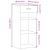Dulap, stejar fumuriu, 40x42,5x93 cm, lemn prelucrat GartenMobel Dekor