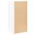 Dulap, alb, 45x42,5x93 cm, lemn prelucrat GartenMobel Dekor