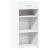 Dulap, alb, 45x42,5x93 cm, lemn prelucrat GartenMobel Dekor