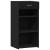 Dulap, negru, 45x42,5x93 cm, lemn prelucrat GartenMobel Dekor