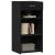 Dulap, negru, 45x42,5x93 cm, lemn prelucrat GartenMobel Dekor