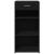 Dulap, negru, 45x42,5x93 cm, lemn prelucrat GartenMobel Dekor