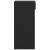 Dulap, negru, 45x42,5x93 cm, lemn prelucrat GartenMobel Dekor