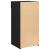 Dulap, negru, 45x42,5x93 cm, lemn prelucrat GartenMobel Dekor