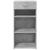 Dulap, gri beton, 45x42,5x93 cm, lemn prelucrat GartenMobel Dekor