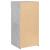 Dulap, gri beton, 45x42,5x93 cm, lemn prelucrat GartenMobel Dekor