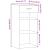 Dulap, stejar afumat, 45x42,5x93 cm, lemn prelucrat GartenMobel Dekor