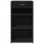 Dulap, negru, 50x42,5x93 cm, lemn prelucrat GartenMobel Dekor
