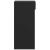Dulap, negru, 50x42,5x93 cm, lemn prelucrat GartenMobel Dekor