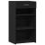 Dulap, negru, 50x42,5x93 cm, lemn prelucrat GartenMobel Dekor