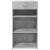 Dulap, gri beton, 50x42,5x93 cm, lemn prelucrat GartenMobel Dekor