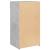 Dulap, gri beton, 50x42,5x93 cm, lemn prelucrat GartenMobel Dekor