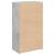 Dulap înalt, gri beton, 70x41x124 cm, lemn prelucrat GartenMobel Dekor