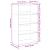 Dulap înalt, gri beton, 70x41x124 cm, lemn prelucrat GartenMobel Dekor
