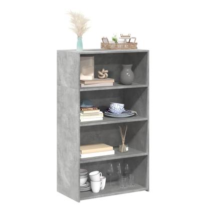 Dulap înalt, gri beton, 70x41x124 cm, lemn prelucrat GartenMobel Dekor
