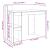 Birou, alb, 103,5x56,5x94 cm, lemn prelucrat GartenMobel Dekor